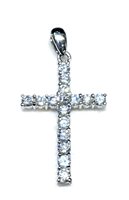Anhänger Giorgio Visconti Dame Croci in Weißgold Diamante CBX33035